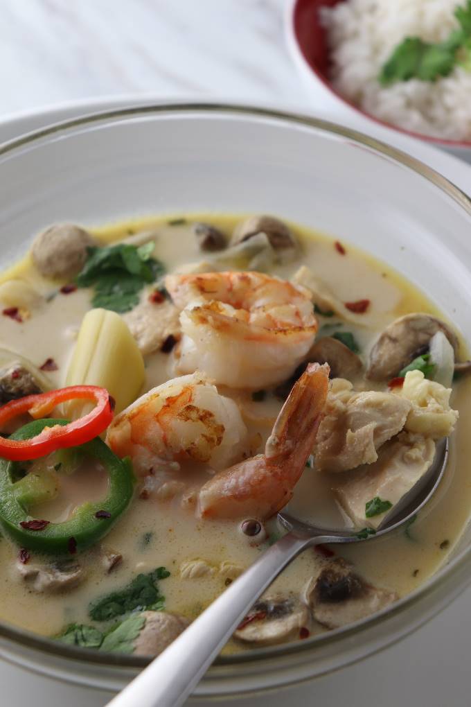  Thai Coconut Chicken Soup